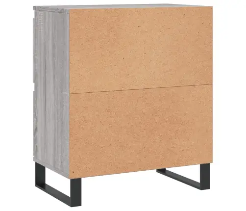 Kumodes, 2 Gab., Pelēka Ozolkoka Krāsa, Inženierijas Koks Vidaxl