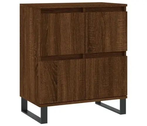 Kumodes, 2 Gab., Ozolkoka Krāsa, Inženierijas Koks Vidaxl