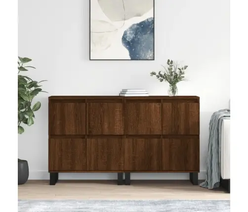 Kumodes, 2 Gab., Ozolkoka Krāsa, Inženierijas Koks Vidaxl