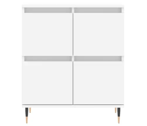 Puhvetkapid 3 Tk, Valge, Tehispuit