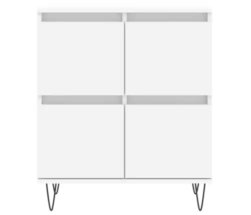 Kumodes, 3 Gab., Baltas, Inženierijas Koks Vidaxl