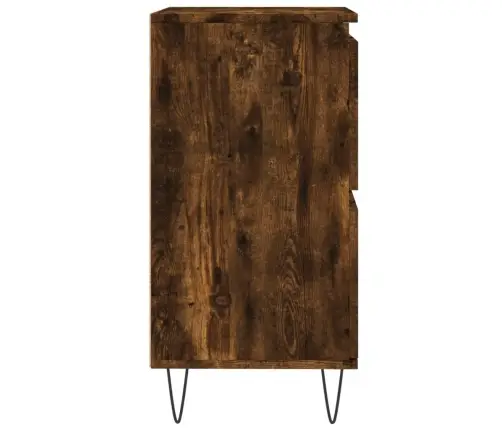 Puhvetkapid 3 Tk, Suitsutatud Tamm, Tehispuit