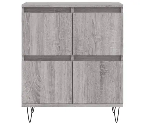 Kumodes, 3 Gab., Pelēka Ozolkoka Krāsa, Inženierijas Koks Vidaxl Kumodes, 3 Gab., Pelēka Ozolkoka Krāsa, Inženierijas Koks Vidaxl