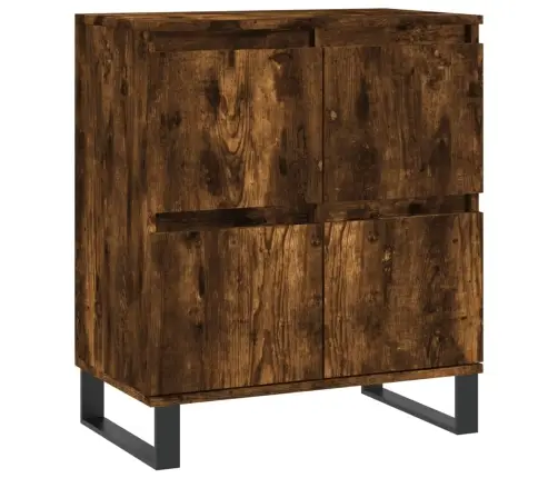 Šoninės Spintelės, 3Vnt., Dūminio Ąžuolo, Apdirbta Mediena