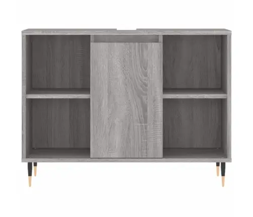 3-Osaline Vannitoamööbli Komplekt, Hall Sonoma Tamm, Tehispuit