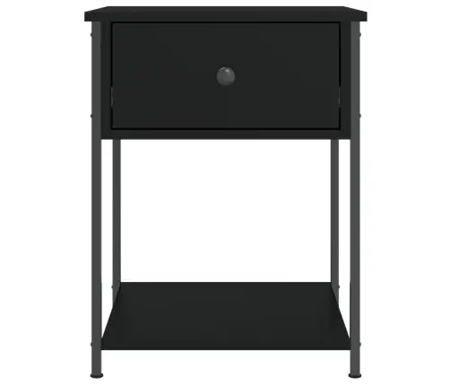 Naktsgaldiņi, 2 Gab., Melni, 44X45X58 Cm, Inženierijas Koks Vidaxl