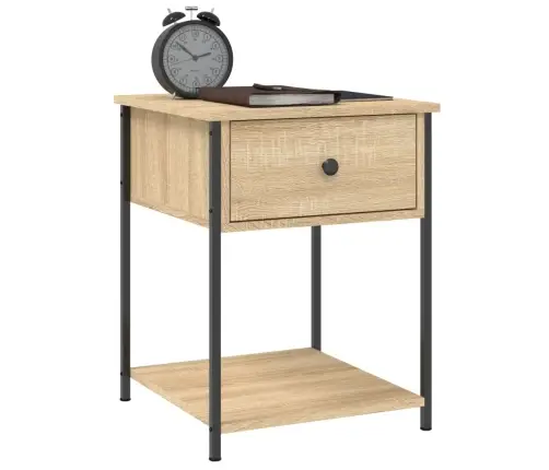 Naktiniai Staliukai, 2Vnt., Sonoma Ąžuolo, 44X45X58cm Mediena