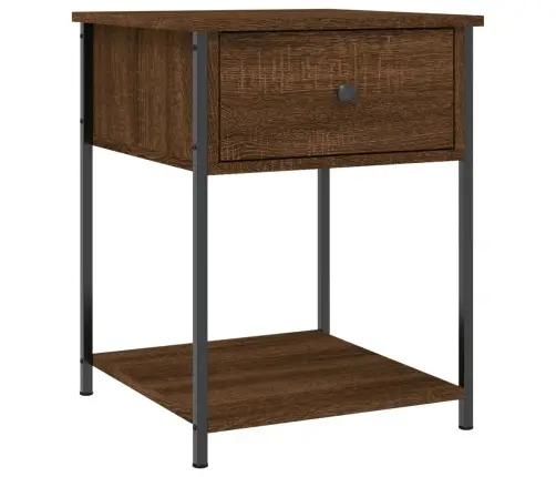 Naktsgaldiņš, Brūna Ozolkoka, 44X45X58 Cm, Inženierijas Koks Vidaxl