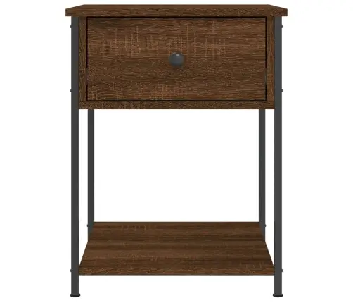 Naktsgaldiņš, Brūna Ozolkoka, 44X45X58 Cm, Inženierijas Koks Vidaxl