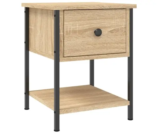 Naktsgaldiņi, 2 Gb., Ozolkoka, 34X35,5X45 Cm, Inženierijas Koks Vidaxl