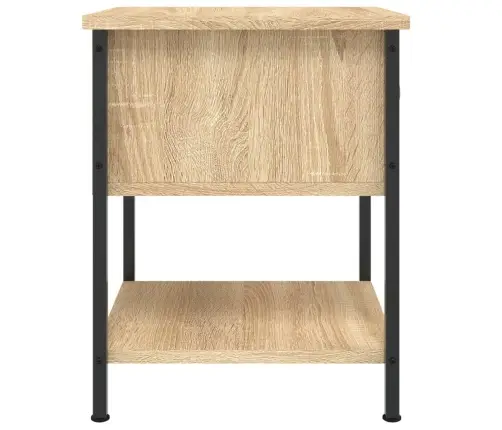 Naktsgaldiņi, 2 Gb., Ozolkoka, 34X35,5X45 Cm, Inženierijas Koks Vidaxl