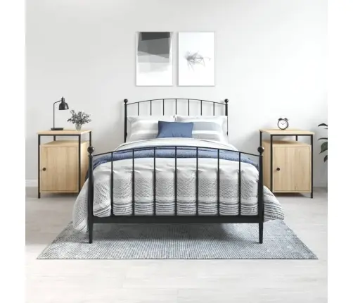 Öökapid 2 Tk, Sonoma Tamm, 40X42X60 cm Tehispuit