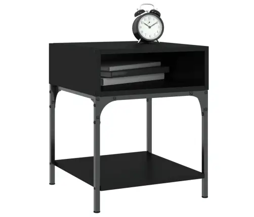 Öökapid 2 Tk, Must, 40 X 41 X 50 cm Tehispuit