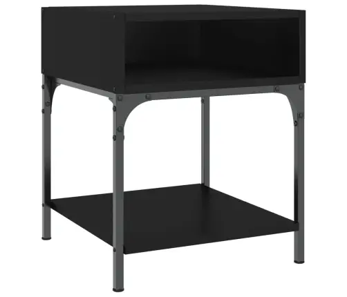 Öökapid 2 Tk, Must, 40 X 41 X 50 cm Tehispuit