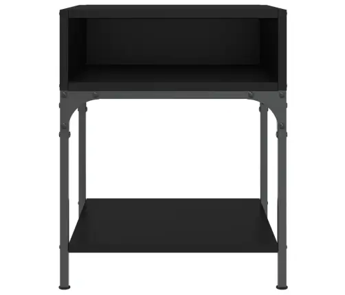 Öökapid 2 Tk, Must, 40 X 41 X 50 cm Tehispuit