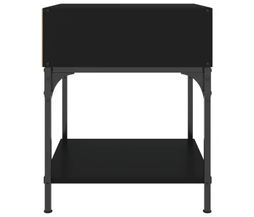 Öökapid 2 Tk, Must, 40 X 41 X 50 cm Tehispuit