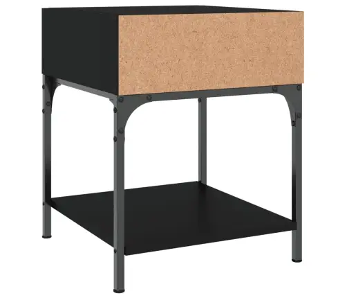 Öökapid 2 Tk, Must, 40 X 41 X 50 cm Tehispuit