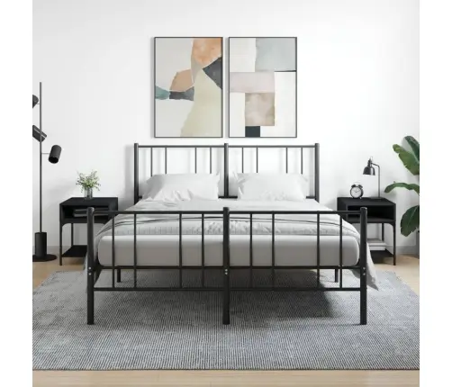 Öökapid 2 Tk, Must, 40 X 41 X 50 cm Tehispuit