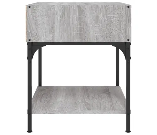 Naktsgaldiņi, 2 Gab., Pelēki, 40X41X50 Cm, Inženierijas Koks Vidaxl