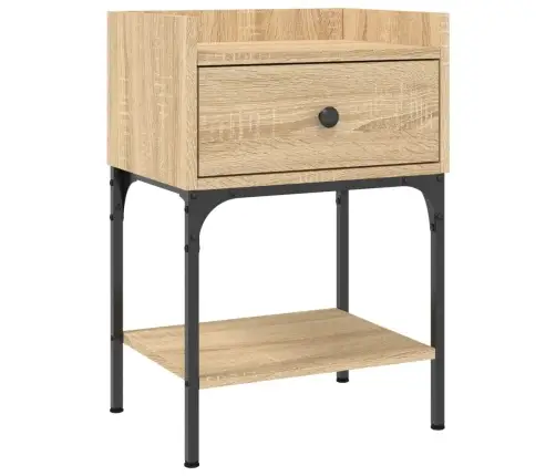 Naktsskapīši, 2 Gb., Ozolkoka, 40,5X31X60 Cm, Inženierijas Koks Vidaxl