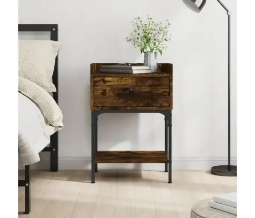 Naktsgaldiņš, Ozolkoka, 40,5X31X60 Cm, Inženierijas Koks Vidaxl