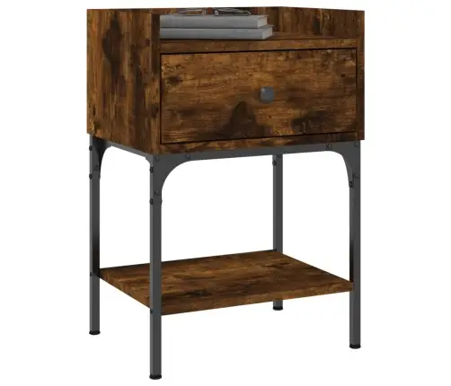 Naktsskapīši, 2 Gb., Ozolkoka, 40,5X31X60 Cm, Inženierijas Koks Vidaxl