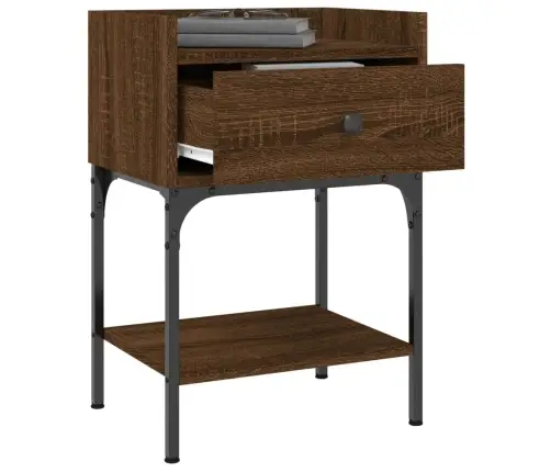 Naktsgaldiņi, Ozolkoka, 2 Gb., 40,5X31X60 Cm, Inženierijas Koks Vidaxl