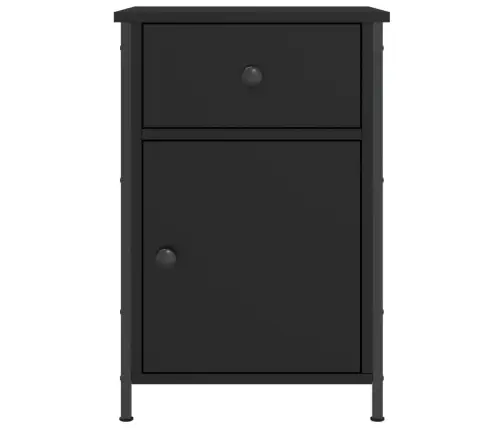Naktsgaldiņš, Melns, 40X42X60 Cm, Inženierijas Koks Vidaxl