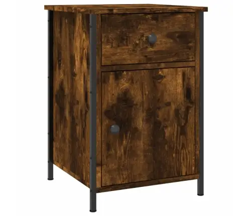 Naktsskapītis, Ozolkoka Krāsa, 40X42X60 Cm, Inženierijas Koks Vidaxl