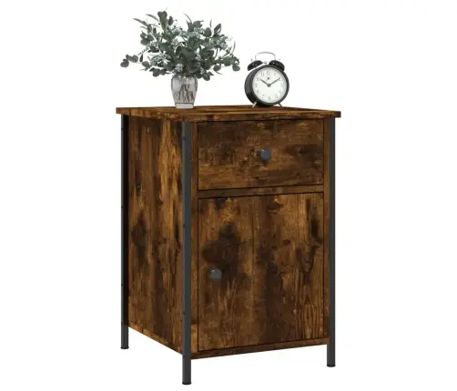 Naktsskapītis, Ozolkoka Krāsa, 40X42X60 Cm, Inženierijas Koks Vidaxl