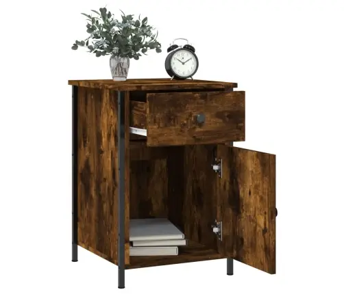 Naktsskapītis, Ozolkoka Krāsa, 40X42X60 Cm, Inženierijas Koks Vidaxl