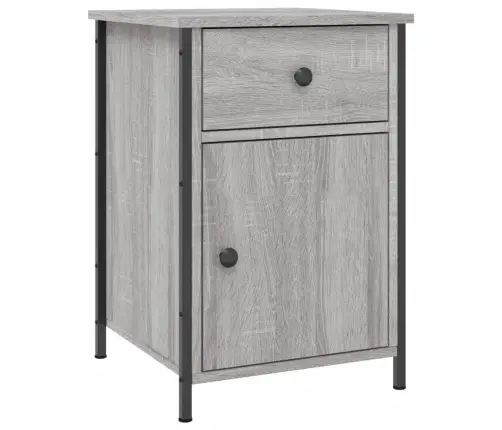 Naktsskapīši, 2 Gab., Pelēcīgi, 40X42X60 Cm, Inženierijas Koks Vidaxl