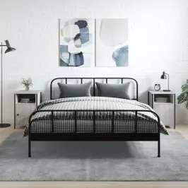 Öökapid 2 Tk, Hall Sonoma Tamm, 40X42X60 cm Tehispuit