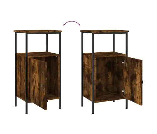 Naktsskapītis, Ozolkoka Krāsa, 41X31X80 Cm, Inženierijas Koks Vidaxl