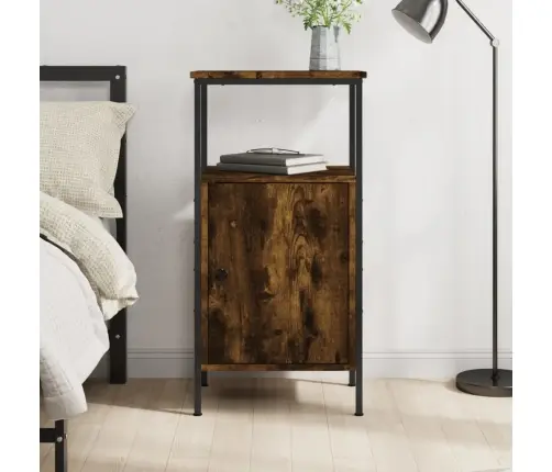 Naktsskapītis, Ozolkoka Krāsa, 41X31X80 Cm, Inženierijas Koks Vidaxl