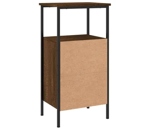 Naktsskapītis, Ozolkoka Krāsa, 41X31X80 Cm, Inženierijas Koks Vidaxl