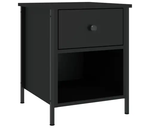 Öökapid 2 Tk, Must, 40 X 42 X 50 cm Tehispuit