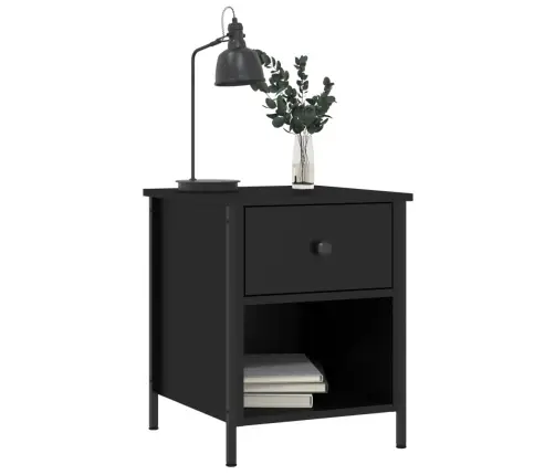 Öökapid 2 Tk, Must, 40 X 42 X 50 cm Tehispuit