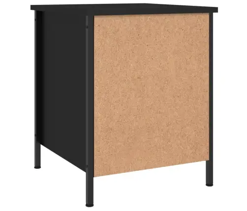 Öökapid 2 Tk, Must, 40 X 42 X 50 cm Tehispuit