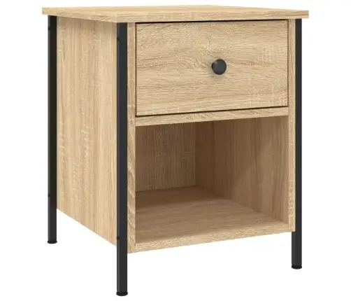 Naktsskapīši, 2 Gab., Ozolkoka, 40X42X50 Cm, Inženierijas Koks Vidaxl