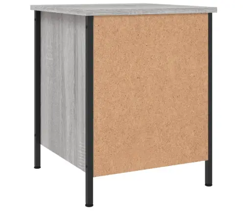 Naktinės Spintelės, 2Vnt., Pilkos Ąžuolo, 40X42X50cm Mediena