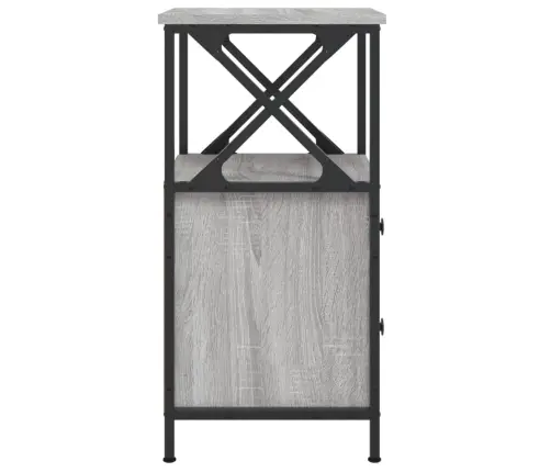 Naktsskapīši, 2 Gb., Pelēcīgi, 34X35,5X70 Cm, Inženierijas Koks Vidaxl