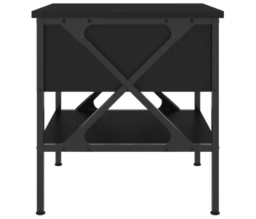 Naktsgaldiņš, Melns, 40X42X45 Cm, Inženierijas Koks Vidaxl