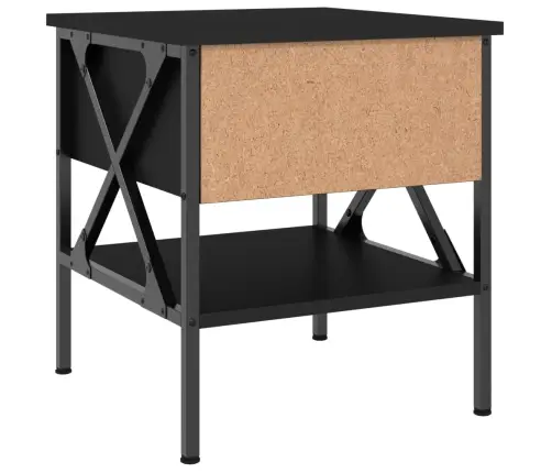 Naktsgaldiņi, 2 Gab., Melni, 40X42X45 Cm, Inženierijas Koks Vidaxl