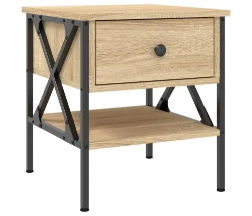 Naktsgaldiņš, Ozolkoka, 40X42X45 Cm, Inženierijas Koks Vidaxl