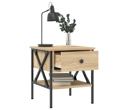 Naktsgaldiņš, Ozolkoka, 40X42X45 Cm, Inženierijas Koks Vidaxl