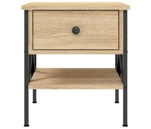 Naktiniai Staliukai, 2Vnt., Sonoma Ąžuolo, 40X42X45cm Mediena