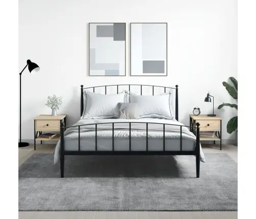 Naktiniai Staliukai, 2Vnt., Sonoma Ąžuolo, 40X42X45cm Mediena