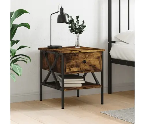 Naktsgaldiņš, Ozolkoka, 40X42X45 Cm, Inženierijas Koks Vidaxl