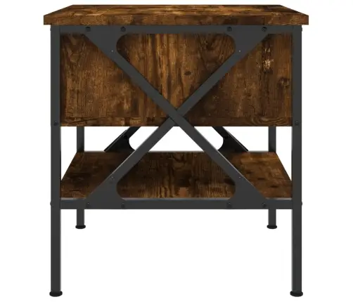 Naktiniai Staliukai, 2Vnt., Dūminio Ąžuolo, 40X42X45cm Mediena